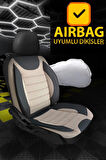 Seat Leon Hatchback 2006-2012  Aracınıza Uyumlu Gri Ferah Serisi Jakar Terletmez