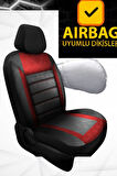 Fiat Albea Sedan 2002-2012 Uyumlu Kırmızı Gofline Serisi Dokuma