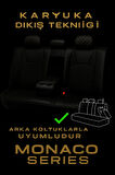 Seat Cordoba (2002 Öncesi) 1993–2002 Monaco Serisi Eviza Siyah Sarı Koltuk Kılıfı