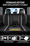 Hyundai İ20 Hachback 2020   Aracınıza Uyumlu Füme Velür Serisi Deri Kılıf