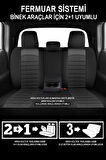 Volkswagen Golf 7 Hatchback 2013-2020  Aracınıza Uyumlu Meyra Serisi Tay Tüyü Deri Detay Bej