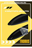Opel Corsa C 2001-2006 Arası Tam Uyumlu Mügen Cam Rüzgarlığı 4'lü