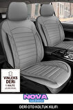 Honda Civic Hachback Sedan 2016-2021  Aracınıza Uyumlu Bej Nova Serisi Deri Kılıf