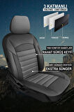 Hyundai Elentra Sedan 2003-2008   Aracınıza Uyumlu Gri Orion Serisi Jakar Kılıf