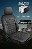 Gelly Emgrand Sedan 2010-2012   Aracınıza Uyumlu Gri Orion Serisi Jakar Kılıf