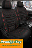 Lancia Delta (1979–1994, 1995–1999, 2008–2014) Uyumlu Kırmızı Bel Destekli Prestigo Tay Tüyü