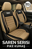 Volvo 480 1986–1995 Saren Serisi Oto Koltuk Kılıfı 5’li Set – Airbag & Kolçak Uyumlu, 3 Katman, Pike+Lakost+Deri