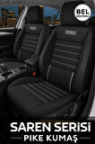 Suzuki Vi̇tara 2016 ve Sonrası Saren Serisi Oto Koltuk Kılıfı 5’li Set – Airbag & Kolçak Uyumlu, 3 Katman, Pike+Lakost+Deri