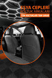 Seat Leon  Hatchback 2011-2012  Aracınıza Uyumlu Füme Serin Serisi Tay Tüyü