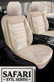 Volkswagen Golf 7 Hatchback 2013-2020  Aracınıza Uyumlu Bej Siyah Safari Serisi Yumuşak Doku