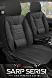 Hyundai İX35 Suv 2010 -2000   Aracınıza Uyumlu Siyah Sarp Serisi Bel Destekli Kılıf