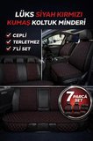 Volkswagen Phaeton (Kısa / Uzun) 2002–2016 Uyumlu Kumaş Koltuk Minderi Kapitone Desen Terletmez Yedi