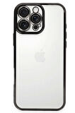 iPhone 16 Pro Kılıf Razer Lensli Silikon - Siyah