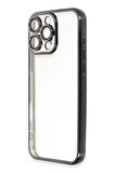 iPhone 16 Pro Kılıf Razer Lensli Silikon - Siyah