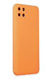 Realme C11 Kılıf Nano içi Kadife Silikon - Turuncu