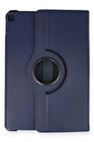 iPad Pro 13 (2024) Kılıf 360 Tablet Deri Kılıf - Lacivert
