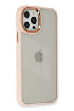 iPhone 12 Pro Max Kılıf Dora Kapak - Pudra