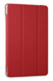 Samsung Uyumlu Galaxy X610 Tab S9 FE Plus 12.4 Kılıf Tablet Smart Kılıf - Kırmızı