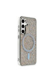 Samsung Uyumlu Galaxy S24 Kılıf Diamond Magsafe Kapak - Rainbow