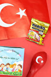 Türk Bayrağı & Mini Haribo Altın Ayıcık & Balon & Çocuk Dikim Kiti 23 Nisan Hediye Seti
