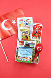 Çocuk Dikim Kiti & Mini Haribo & Kart Oyunu & Züber Kidz & Türk Bayrağı &  Balon Hediye Seti