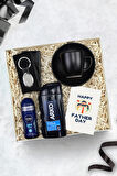 Babalar Gününe Özel Fincan &  Anahtarlık & Tıraş Kolonyası & Erkek Roll-on Deodorant Hediye Seti