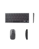 Bluetooth Ve 2.4G Destekli Kablosuz Klavye Mouse Seti Şarj Edilebilir