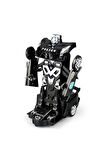 Polis Transformers Arabası Işıklı Sesli Kendinden Robota Dönüşebilen Çarp Dön Araba 25 cm