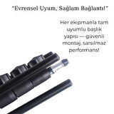 Ayarlanabilir Alüminyum Tripod Işık Standı – Ring Light ve Kamera Uyumlu, Katlanabilir Tasarım