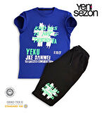 Triliya Pamuklu Unisex Çocuk Kapri Takımı (Cepli & Kordonlu, 3-12 Yaş) TRL-37