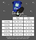 Triliya Pamuklu Unisex Çocuk Kapri Takımı (Cepli & Kordonlu, 3-12 Yaş) TRL-37