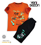 Triliya Pamuklu Unisex Çocuk Kapri Takımı (Cepli & Kordonlu, 3-12 Yaş) TRL-37