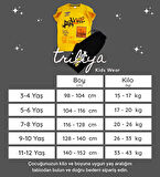 Triliya Pamuklu Unisex Çocuk Kapri Takımı (Cepli & Kordonlu, 3-12 Yaş) TRL-57