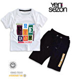 Triliya Pamuklu Unisex Çocuk Kapri Takımı (Cepli & Kordonlu, 3-12 Yaş)
