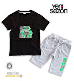 Triliya Pamuklu Unisex Çocuk Kapri Takımı (Cepli & Kordonlu, 3-12 Yaş)