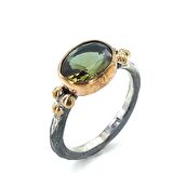 Otantik El İşçiliği Zultanit Taş Gümüş Set Takım