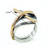 El Üretim Taşsız Yeni Özel Tasarım Otantik 925 Gümüş Yüzük