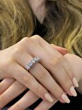 Orijinal Swarovski Pırlanta Model Beştaş 925 Gümüş Yüzük