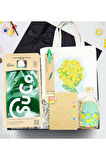 SuCo & Çanta & Tohumlu Tükenmez Kalem & Geri Dönüşüm Postit Defter & Kolonya Hediye Seti