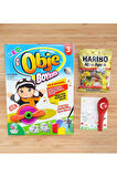 Obje Boyama Oyunu & Haribo Jelibon & Balon Mini Çocuğa Hediye Seti