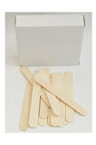 100 Lük Abeslang Tahta Dil Çubuğu Basacağı - Ağda Spatulası, Spatula