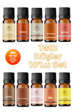 Tatlı Düşler Esansiyel Uçucu Koku Yağı Buhurdanlık Yağı Difüzör Esansı 10'Lu Set 10x10ml Tatlı Düşler Esansiyel Uçucu Koku Yağı Buhurdanlık Yağı Difüzör Esansı 10'Lu Set 10x10ml