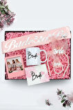 Bride Kupa & İnstagram Çerçeve & Bride To Be Kuşak & Bride To Be İnci Taç ve Bileklik Hediye Seti