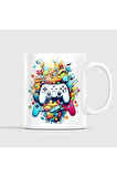Oyun Konsolu, Gamer, Playstation Konsolu, Gamer Kahve Kupası