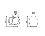 18-003-002 Beyaz Yakut Klozet Kapagı