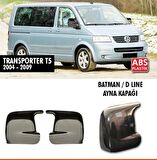 Transporter T5 Yarasa Batman Ayna Kapağı Plastik Parlak Siyah 2004-2009 Arası
