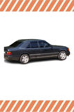 Mercedes 200 D (W124) 1984 -1995 4'lü Mügen Tip Cam Rüzgarlığı