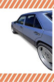 Mercedes 200 D (W124) 1984 -1995 4'lü Mügen Tip Cam Rüzgarlığı