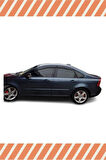 Volvo S40 2004-2012 4'lü Mügen Tip Cam Rüzgarlığı