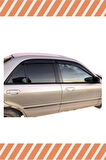 Mazda 323 Sedan 1999-2003 4'lü Mügen Tip Cam Rüzgarlığı